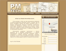 Tablet Screenshot of pmtech.com.pl